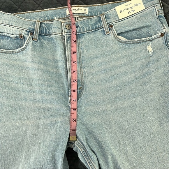 Abercrombie & Fitch Jeans Womens 33 16 S The Vintage Flare High Rise CL - Picture 8 of 10